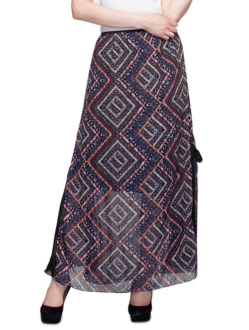 high rise printed maxi skirt  - 17064414 - Very Small Image - 1