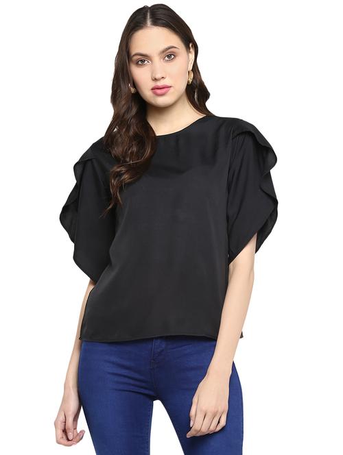 slit sleeves solid top  - 17064433 - Very Small Image - 1