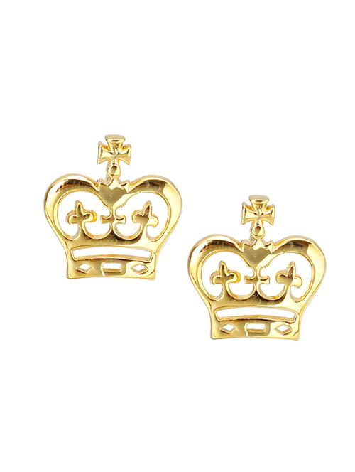 gold metal cufflinks - 17068910 - Very Small Image - 1