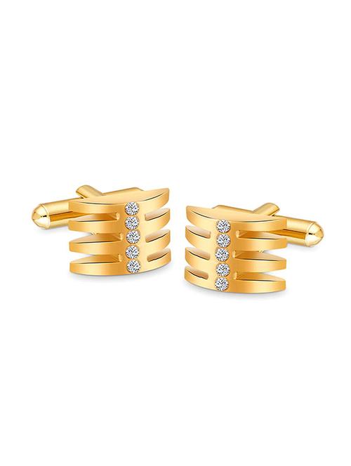 gold metal cufflinks - 17068921 - Very Small Image - 1