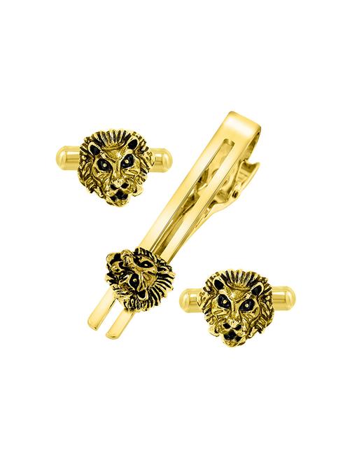gold metal cufflinks - 17068932 - Very Small Image - 1