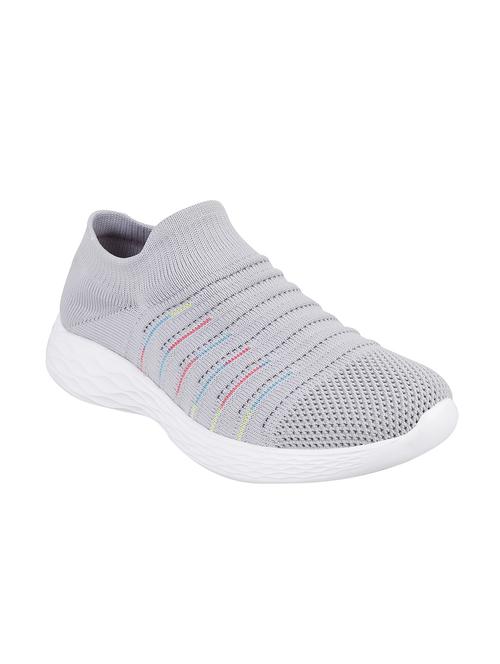 grey slip on  sports shoes - 17075137 - Very Small Image - 1