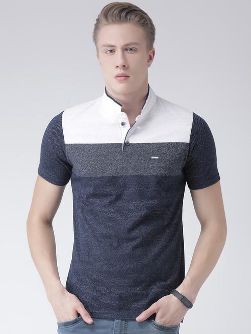 navy blue cotton tshirt - 17077190 - Very Small Image - 1