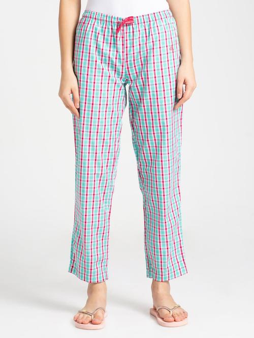mid rise checkered pajama  - 17077893 - Very Small Image - 1