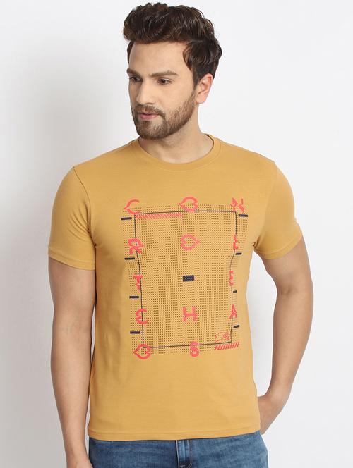 amber chest print t-shirt - 17079370 - Very Small Image - 1