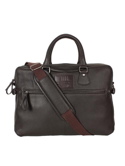 brown leatherette laptopbag - 17080512 - Very Small Image - 1