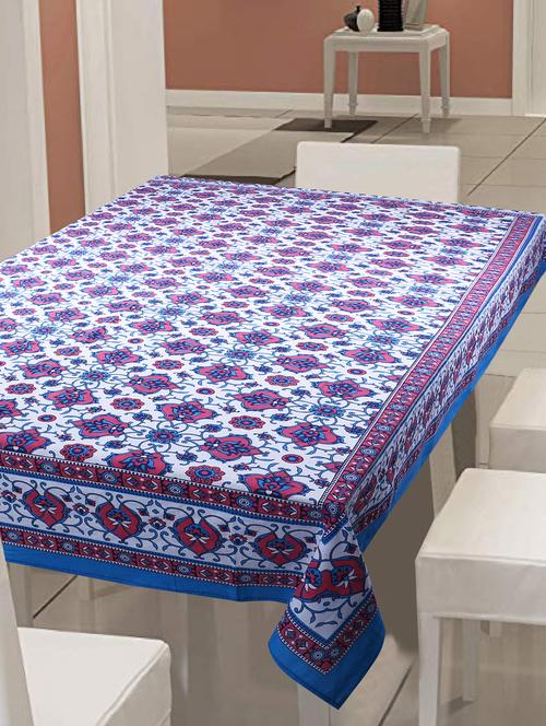   cotton jaipuri print 6 seater table cover - 17082383 - Very Small Image - 1
