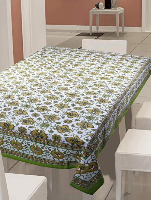   cotton jaipuri print 6 seater table cover - 17082384 - Very Small Image - 1