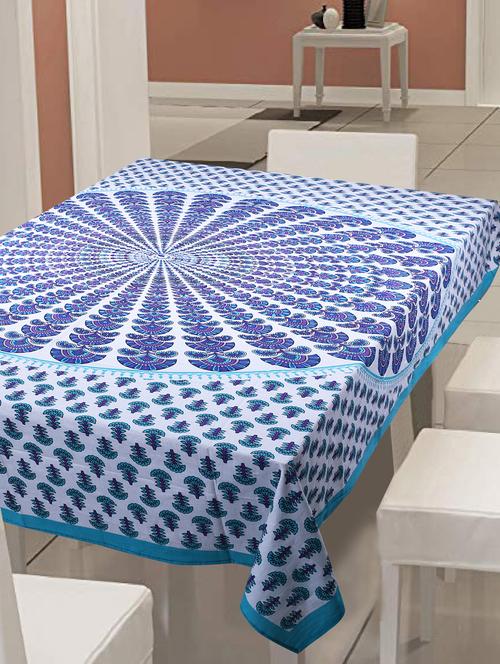   cotton jaipuri print 6 seater table cover - 17082389 - Very Small Image - 1