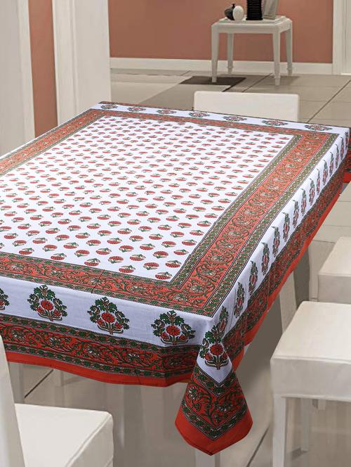   cotton jaipuri print 6 seater table cover - 17082391 - Very Small Image - 1