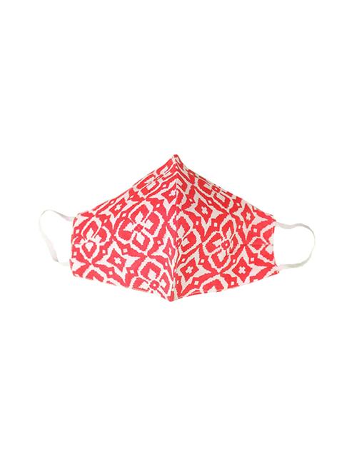 red cotton antipollution women mask - 17085366 - Very Small Image - 1