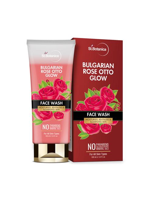 stbotanica bulgarian rose otto glow face wash 100ml - 17085787 - Very Small Image - 1