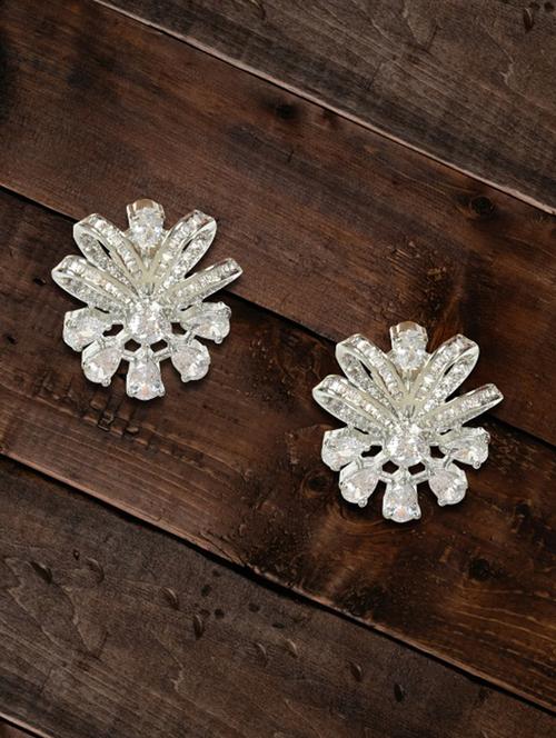 silver copper studs earring - 17086924 - Very Small Image - 1