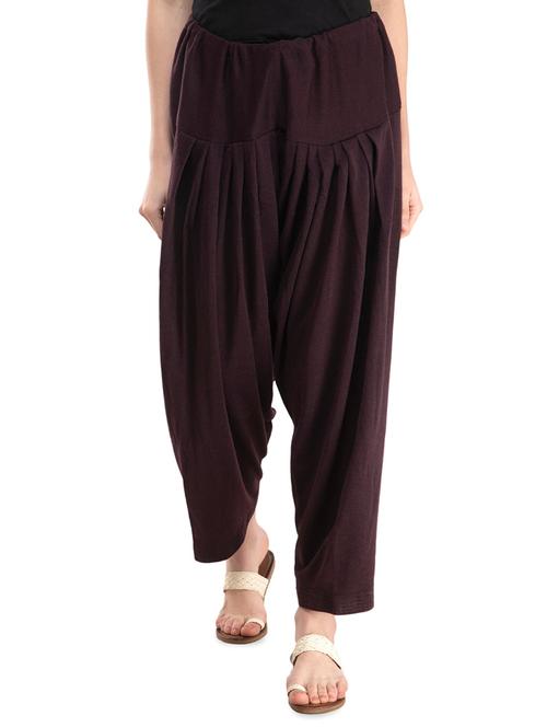 brown cotton regular salwars - 17087649 - Very Small Image - 1