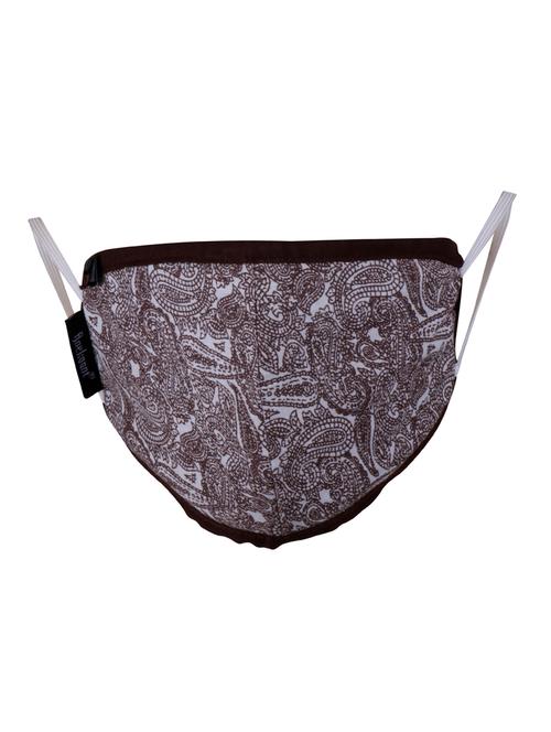 brown poly cotton anti-pollution women mask (pack of 3) - 17089710 - Very Small Image - 1