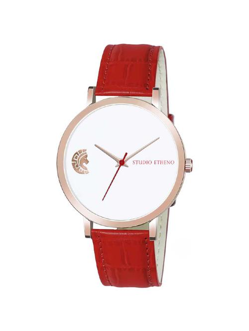 studio etheno analog watch for women & girls | colour:- red - 17090765 - Very Small Image - 1