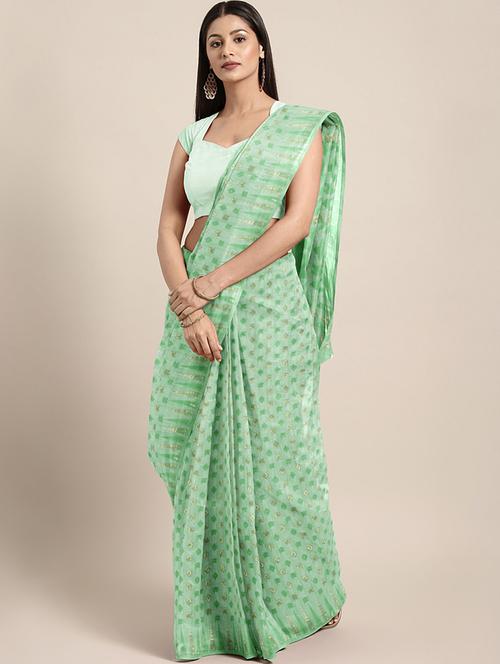 self design jamdani saree - 17092577 - Very Small Image - 1
