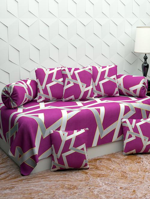 cotton diwan set (set of 8 pcs) - 17094151 - Very Small Image - 1