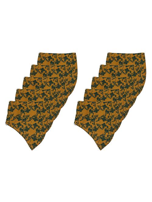 yellow cotton anti-pollution women mask (pack of 10) - 17094724 - Very Small Image - 1