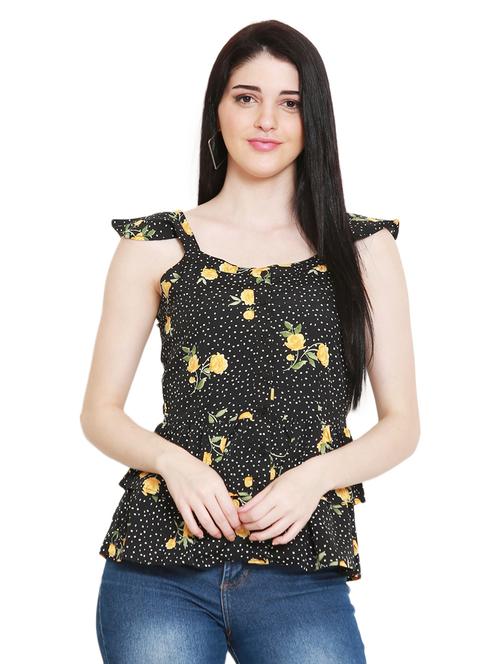 women's tiered square neck top - 17096121 - Very Small Image - 1