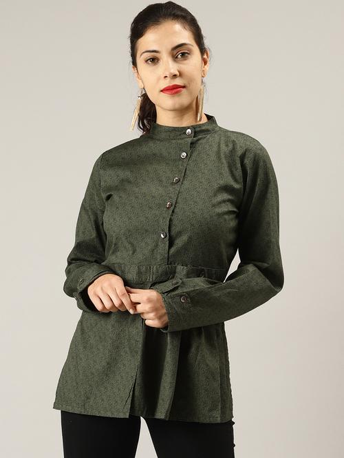 button detail a-line top  - 17096313 - Very Small Image - 1