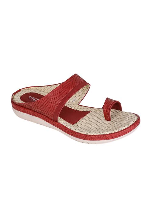 red toe separator flip flop - 17096941 - Very Small Image - 1