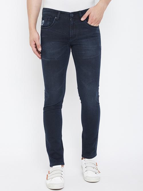black light washed denim jeans - 17098838 - Very Small Image - 1