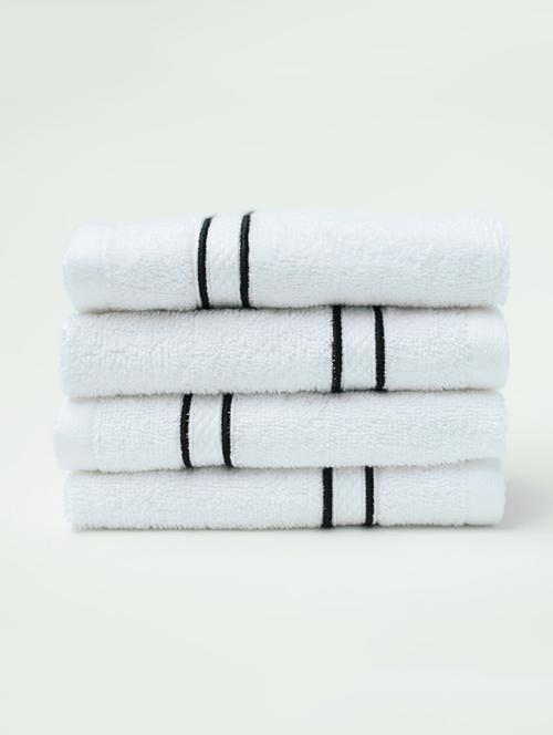 black cording white face towels - 17101267 - Very Small Image - 1