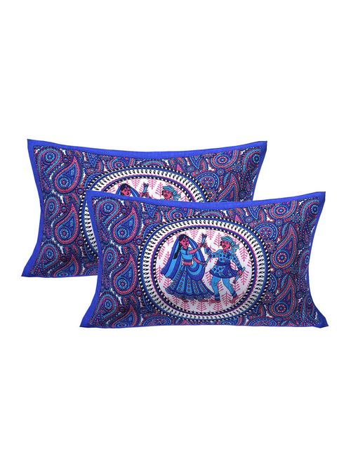  cotton printed pillow cover (set of 2 pieces) - 17103130 - Very Small Image - 1