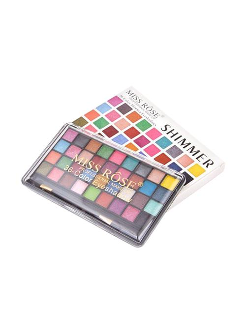 miss rose professional 36 colors shimmer eyeshadow palette- 30g  - 17103534 - Very Small Image - 1