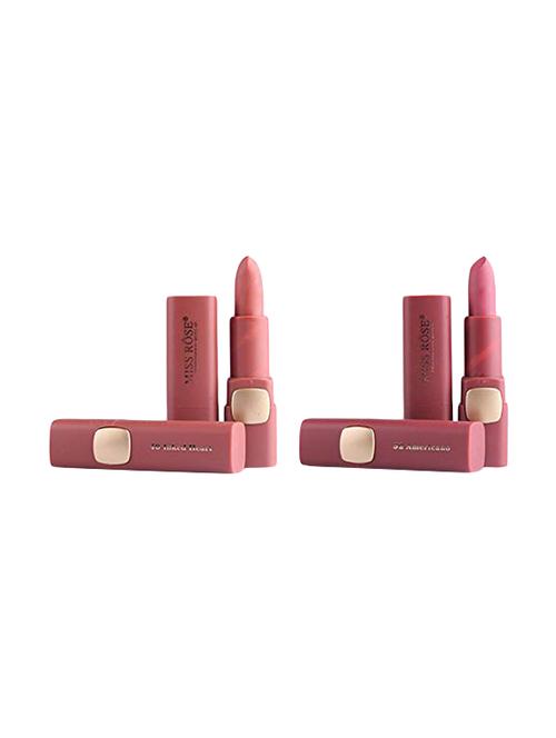 miss rose matte finish lipsticks shade#40,52 (pack of 2) - 17103610 - Very Small Image - 1