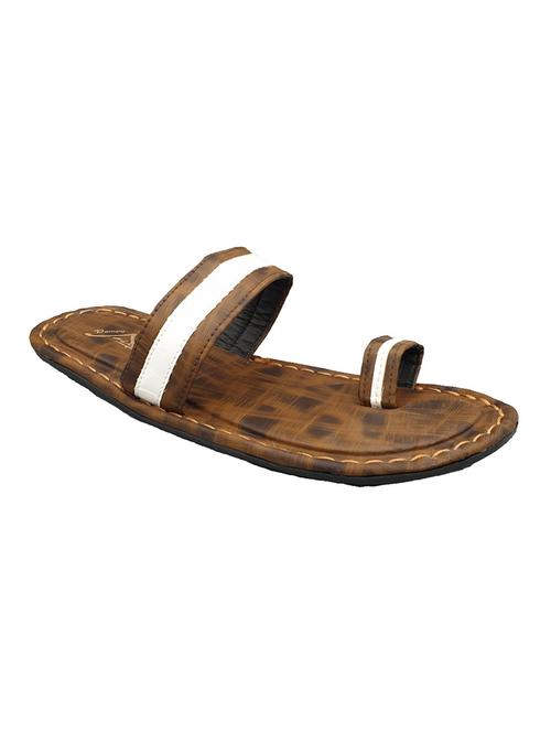 brown toe separator sandals - 17104075 - Very Small Image - 1