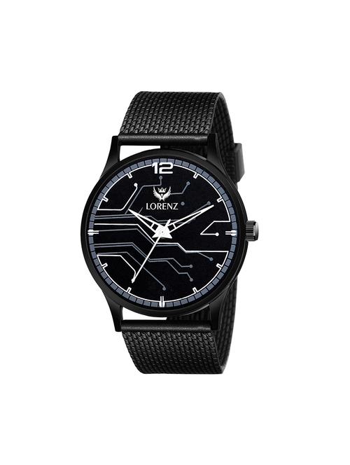 lorenz casual black dial analog watch for men | watch for boys- mk-3057k - 17104522 - Very Small Image - 1