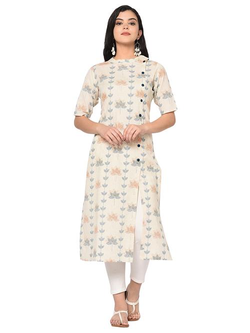 women's straight kurta - 17105967 - Very Small Image - 1
