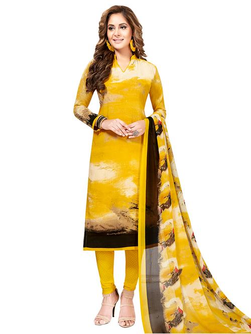 printed unstitched suit - 17108793 - Very Small Image - 1