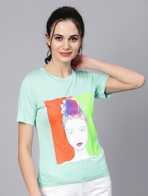 round neck graphic tee  - 17108866 - Very Small Image - 1