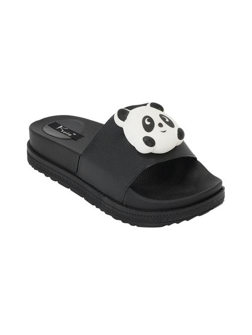 black slip on flip flops - 17109303 - Very Small Image - 1