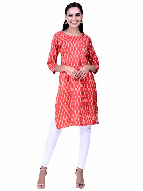 ikat straight kurta - 17110434 - Very Small Image - 1