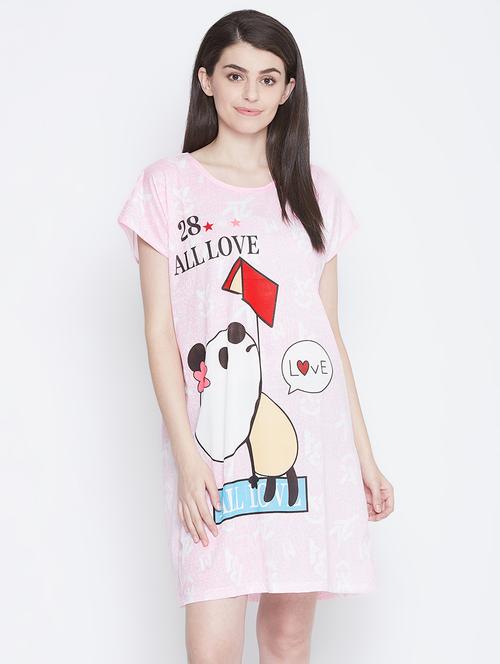 quirky print sleepshirt  - 17110775 - Very Small Image - 1