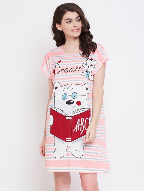 quirky print sleepshirt  - 17110783 - Very Small Image - 1