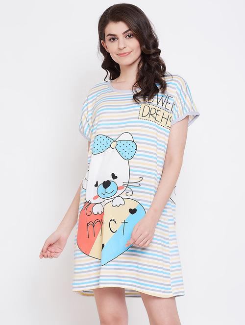 quirky print sleepshirt  - 17110787 - Very Small Image - 1