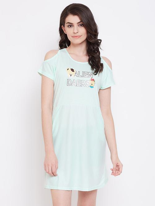cold shoulder sleepshirt - 17110795 - Very Small Image - 1