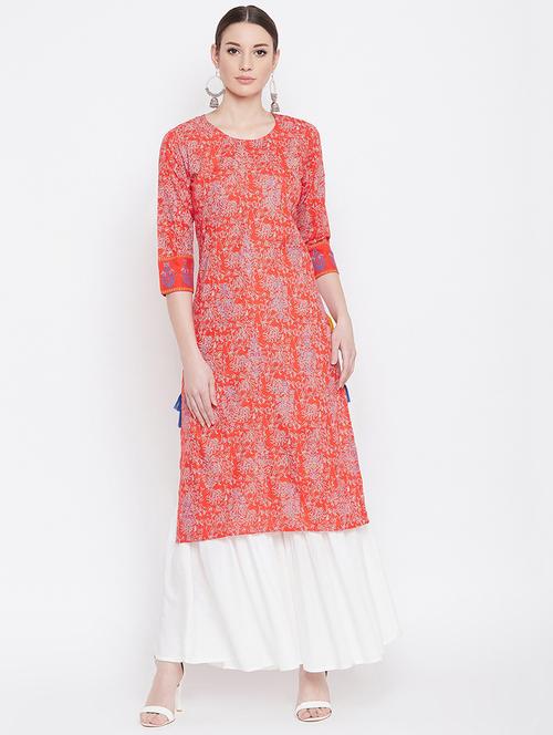 printed kurta sharara set - 17111910 - Very Small Image - 1