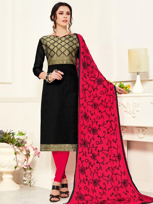 churidaar unstitched suit - 17116002 - Very Small Image - 1