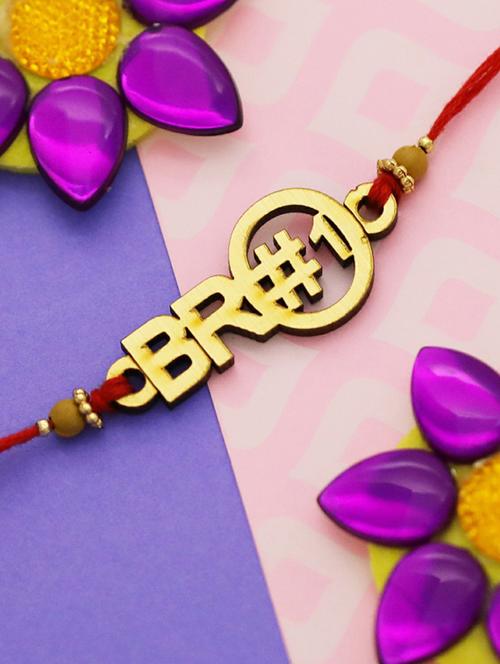  stylish " bro" designer rakhi  - 17116280 - Very Small Image - 1