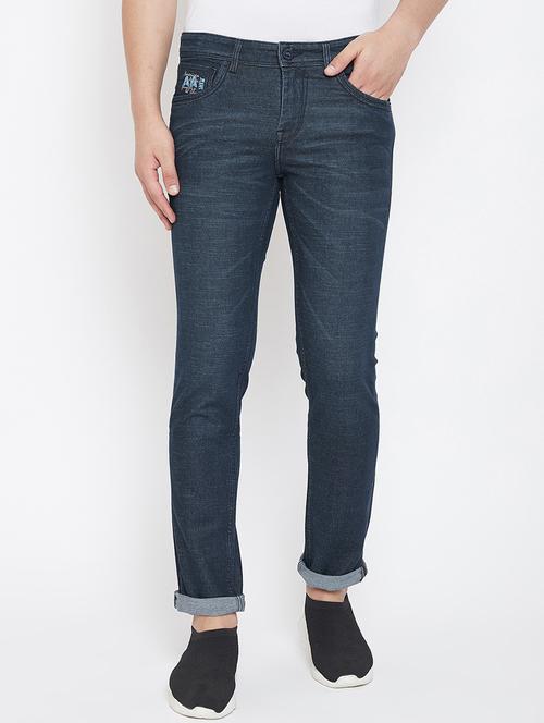 blue light washed denim jeans - 17118811 - Very Small Image - 1