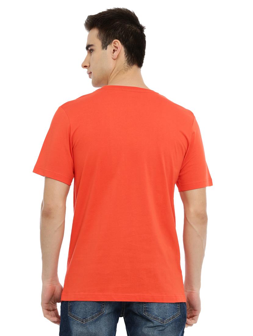 orange front print t-shirt - 17119210 - Zoom Image - 2