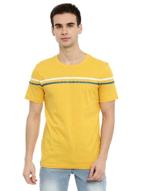 yellow taped t-shirt - 17119216 - Very Small Image - 1