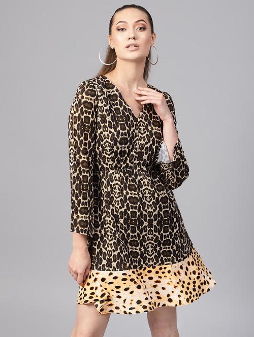animal print a-line dress  - 17119407 - Very Small Image - 1