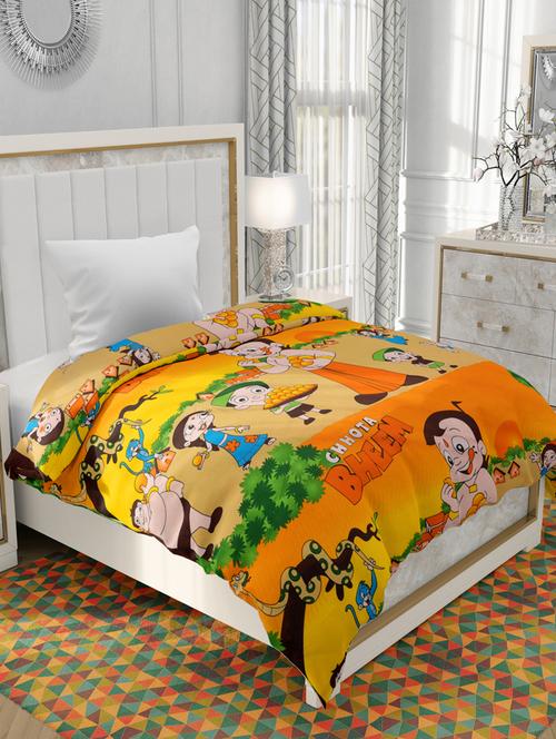   soft micro cotton chota bheem print single bed dohar   - 17119625 - Very Small Image - 1